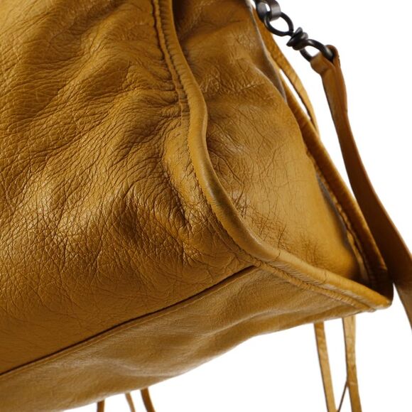 Balenciaga City Classic Studs Bag Leather Medium Yellow - Picture 9 of 10